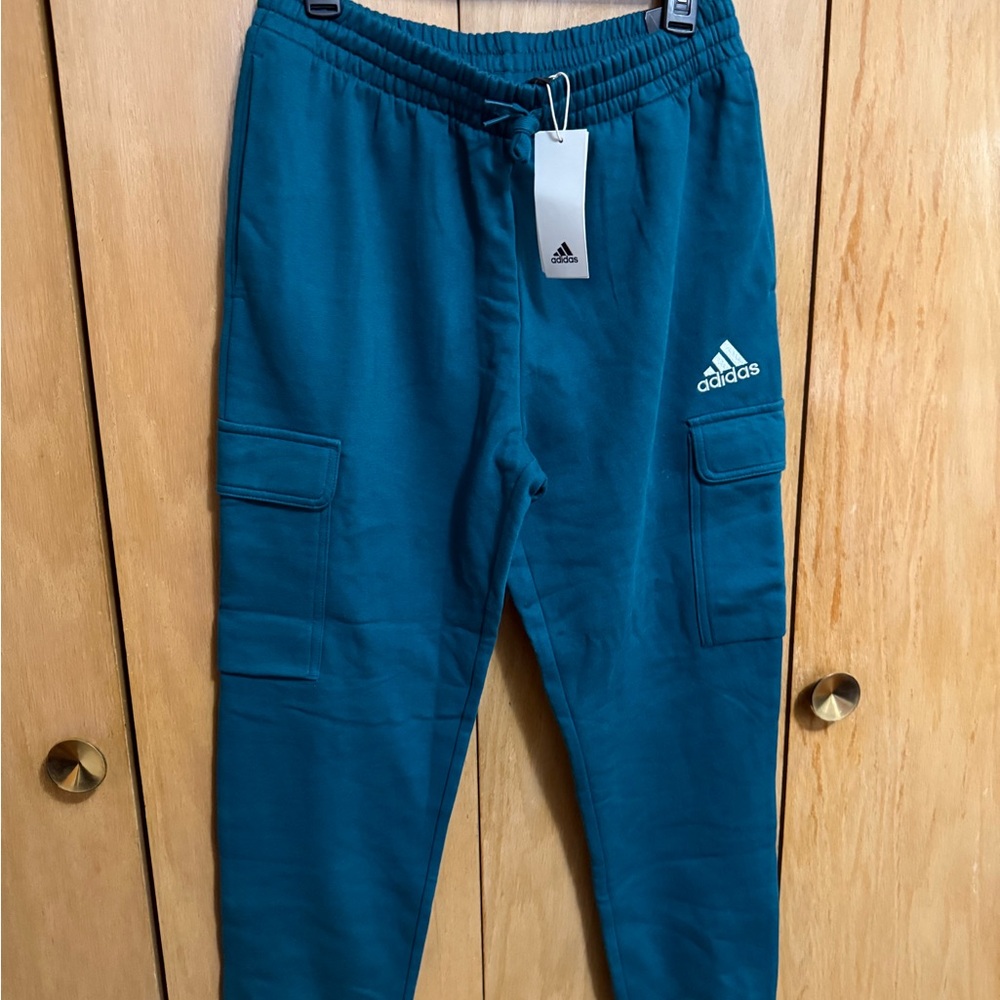 Adidas Kids Blue Cargo Joggers